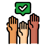 Todos los asociados tienen voz y voto. Las decisiones se toman de manera participativa y transparente, asegurando que cada opinión aporte al rumbo de la cooperativa.