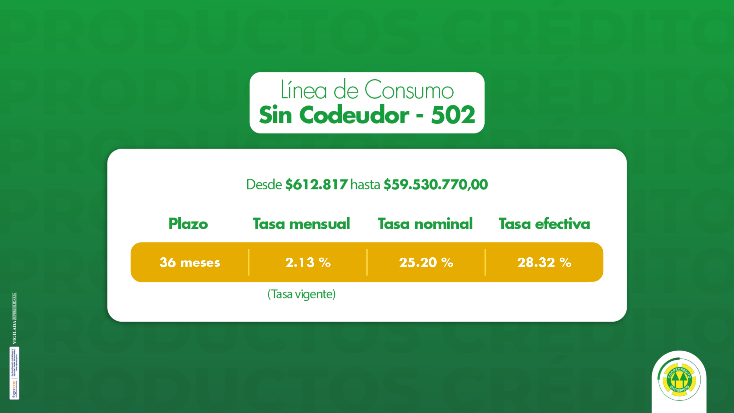 502 - Sin Codeudor
